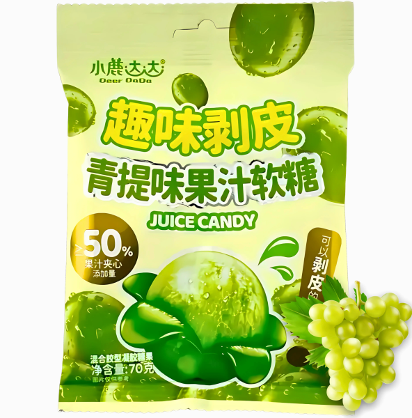 Deer DaDa - Peel Off Green Grape 70g
